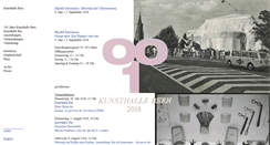 Desktop Screenshot of kunsthalle-bern.ch